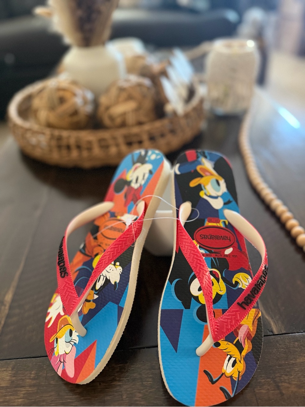 Havaianas Mickey & Friends Multicolor Flip Flops Unisex